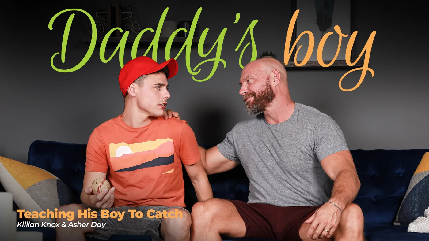 Daddy's Boy - Teaching His Boy To Catch